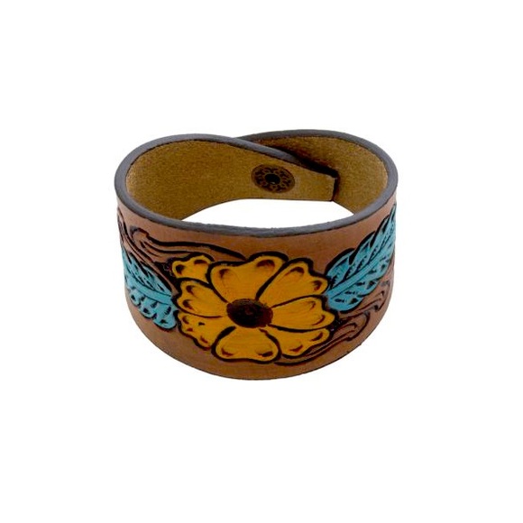 MYRA-BE MY BUTTERCUP LEATHER CUFF
BRACELET - Picture 2 of 4
